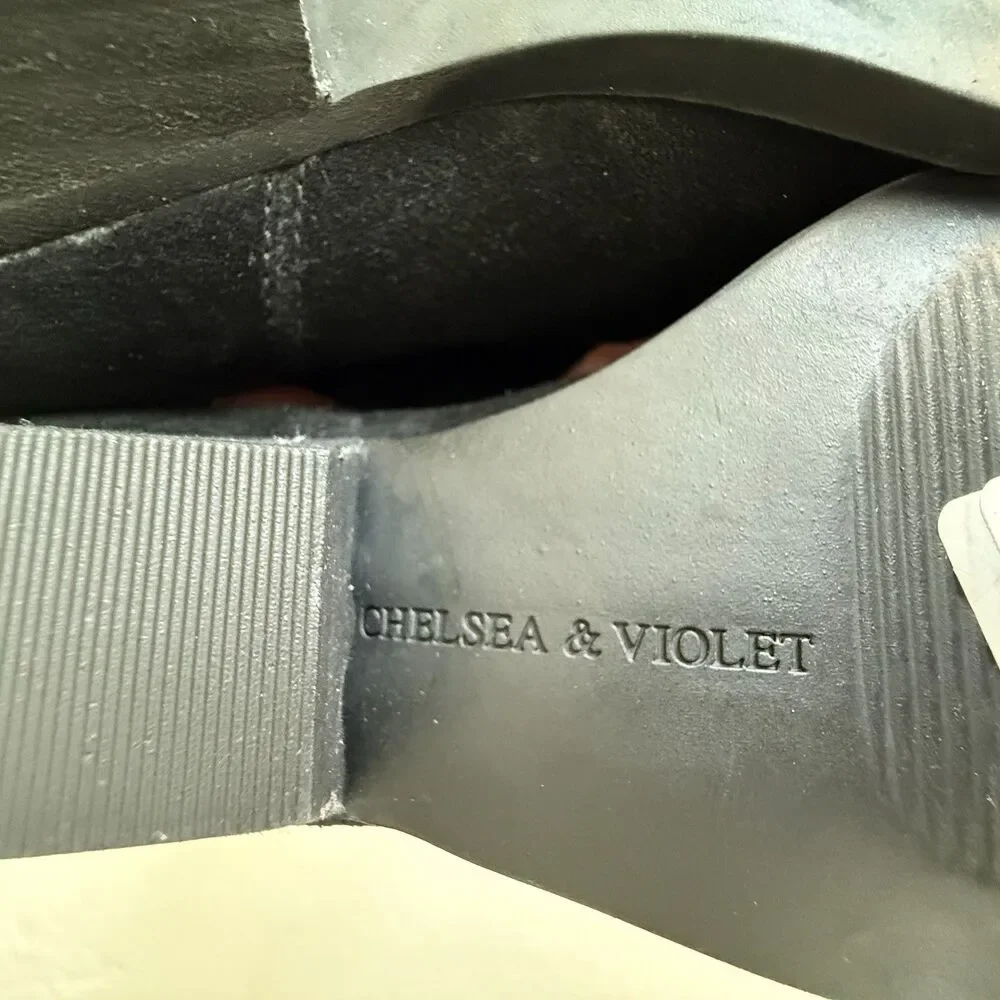 Size 5.5M - Chelsea & Violet Nadia Suede & Leather Women's Boots